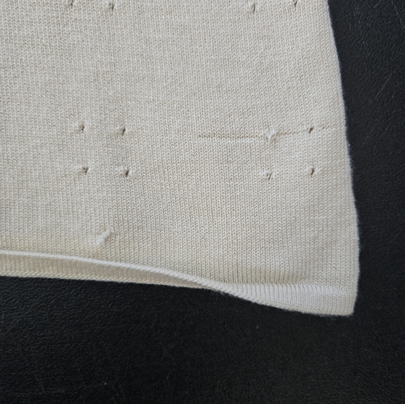 NWT - Edward Silk Blend Cream Knit Jersey - Size XL - Picture 9 of 9